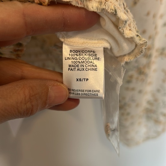 CAMI NYC ROBYN CHIFFON TOP in Pale Waterflower - Picture 9 of 10